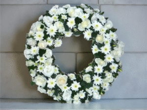 WhiteRoses and crysenthemum SF/F057